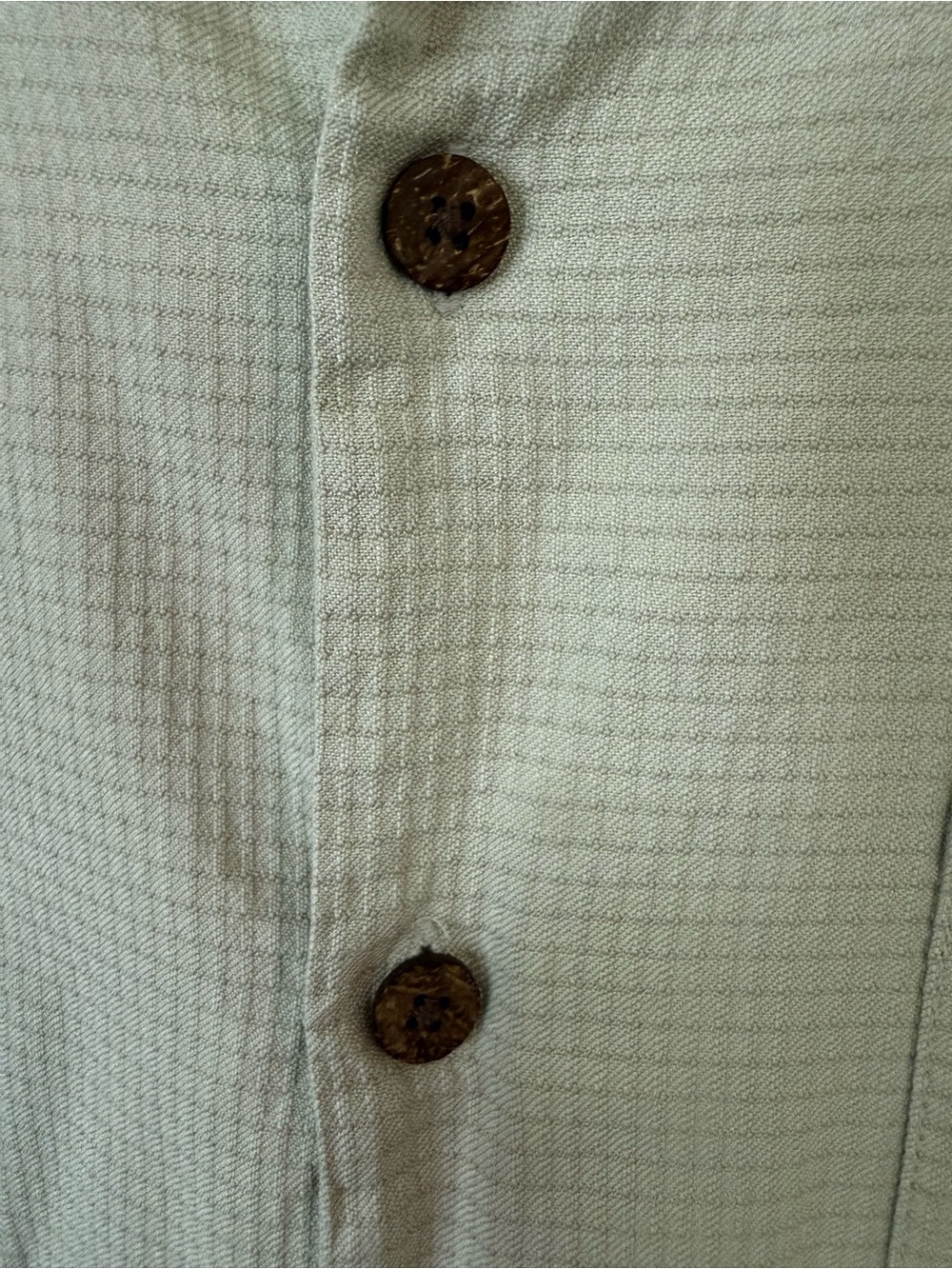 Tommy Bahama Camp Shirt Relaxed Fit Beige Cream 100% Silk Button Down Shirt - XL - Picture 5 of 9